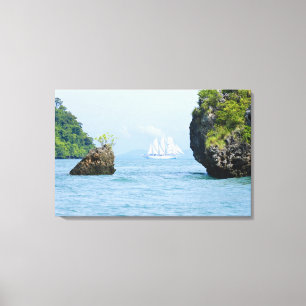 Thailand, Andaman-Meer. Star Fyer Klipper 2 Leinwanddruck