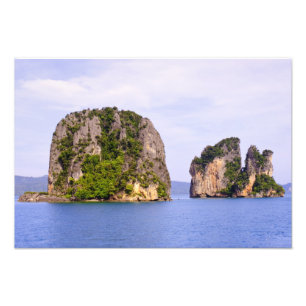 Thailand, Andaman Sea. Ao Phang Nga Inseln Fotodruck