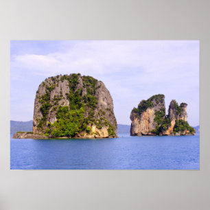 Thailand, Andaman Sea. Ao Phang Nga Inseln in 2 Poster