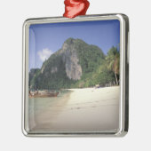 Thailand, Andaman Sea, Ko Phi Phi Island, Strand Silbernes Ornament (Links)