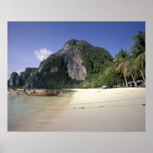 Thailand, Andamanensee, Ko Phi Phi Insel, Strand Poster