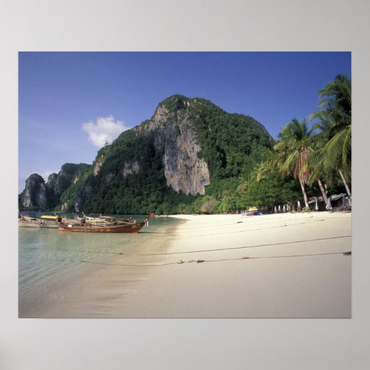 Thailand, Andamanensee, Ko Phi Phi Insel, Strand Poster (Vorne)