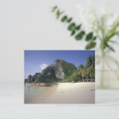 Thailand, Andamansee, Ko Phi Phi Island, Strand Postkarte (Stehend Vorderseite)