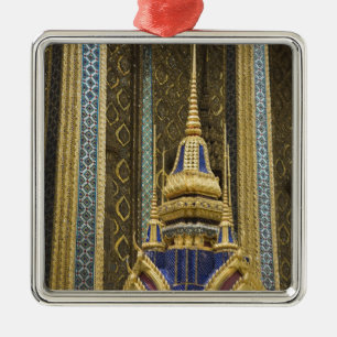 Thailand, Bangkok. Details von aufwendig verzierte Ornament Aus Metall