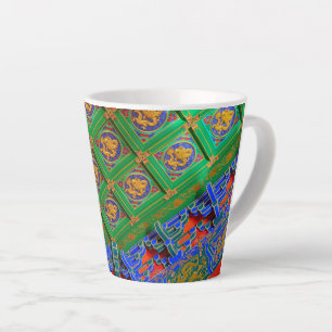 Thailand, Bangkok Drachentempel Milchtasse