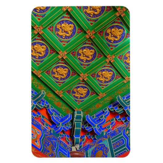 Thailand, Bangkok | Dragon Temple Magnet (Vertikal)