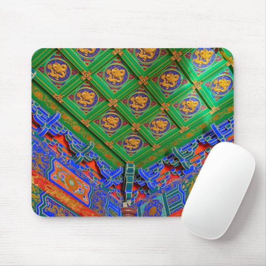 Thailand, Bangkok | Dragon Temple Mousepad (Mit Mouse)