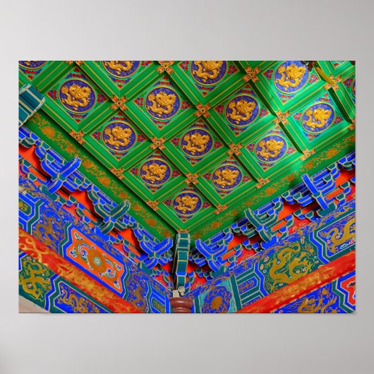 Thailand, Bangkok | Dragon Temple Poster (Vorne)