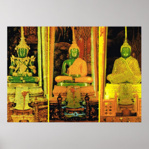 Thailand, Bangkok, Emerald Buddha Poster