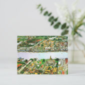 Thailand, Bangkok, Fluss Postkarte (Stehend Vorderseite)