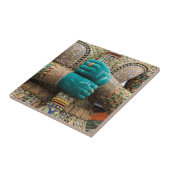 Thailand, Bangkok, Grand Palace Fliese (Seite)