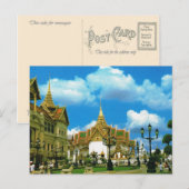 Thailand, Bangkok Grand Palace Postkarte (Vorne/Hinten)