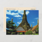 Thailand, Bangkok, Große Pagode, Morgendentempel Postkarte (Vorne/Hinten)