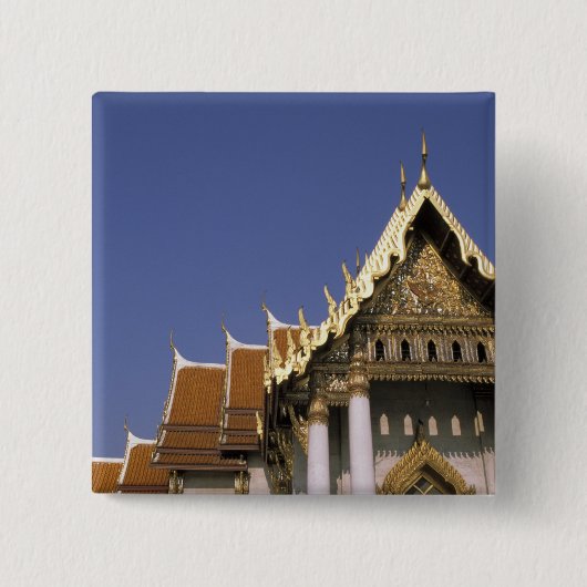 Thailand, Bangkok. Morgensonne reflektiert von Button (Vorderseite)