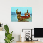 Thailand, Bangkok, Royal Barkasse Poster (Heimbüro)