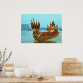 Thailand, Bangkok, Royal Barkasse Poster (Küche)
