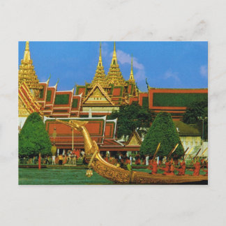 Thailand, Bangkok Royal Barkasse Postkarte