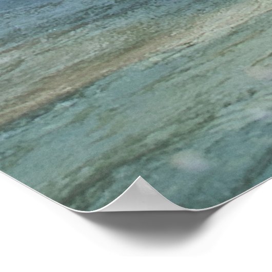 Thailand Beach Poster (Ecke)