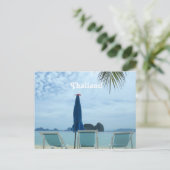 Thailand Beach Postkarte (Stehend Vorderseite)