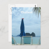 Thailand Beach Postkarte (Vorne/Hinten)