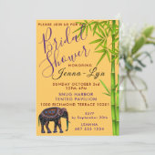 Thailand Bridal Dusche Einladung (Stehend Vorderseite)