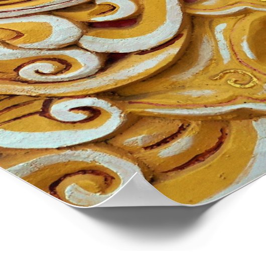 Thailand Buddha Poster (Ecke)