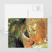Thailand Buddha Postkarte (Vorne/Hinten)