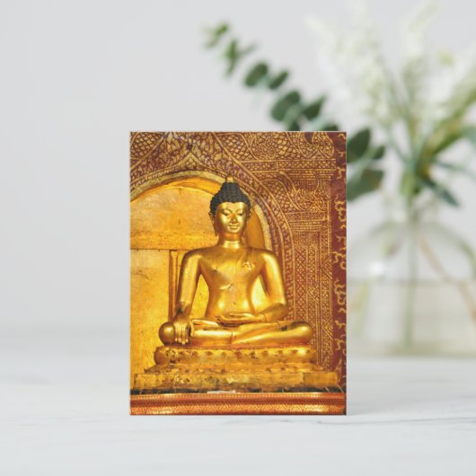Thailand Buddha Postkarte (Stehend Vorderseite)