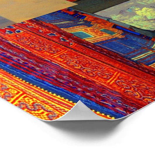 Thailand Collage Poster (Ecke)