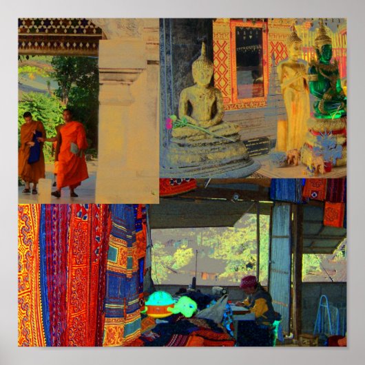 Thailand Collage Poster (Vorne)