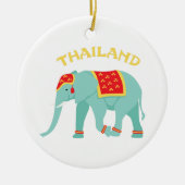 Thailand-Elefant Keramikornament (Vorne)