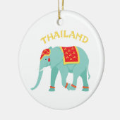 Thailand-Elefant Keramikornament (Links)