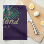 Thailand Elephant Flag Dschungel Verlasse Thai Sou Geschirrtuch (Viertel Falte)