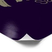 Thailand Elephant Flag Dschungel Verlasse Thai Sou Poster (Ecke)