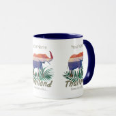 Thailand Elephant Flag Dschungel Verlasse Thai Sou Tasse (VorderseiteRechts)