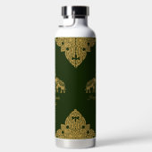 Thailand Elephant Happy Holidays Geschenk Gold & G Trinkflasche (Rechts)