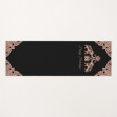 Thailand Elephant Happy Holidays Geschenk Pink & B Yogamatte (Vorderseite (Horizontal))