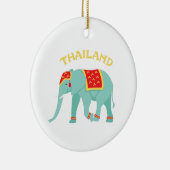Thailand Elephant Keramik Ornament (Rechts)