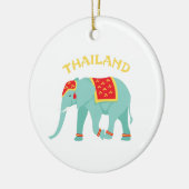 Thailand Elephant Keramik Ornament (Links)