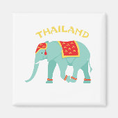 Thailand Elephant Magnet (Vorne)
