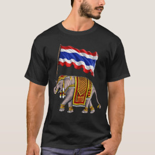Thailand Elephant Thai Flag T-Shirt