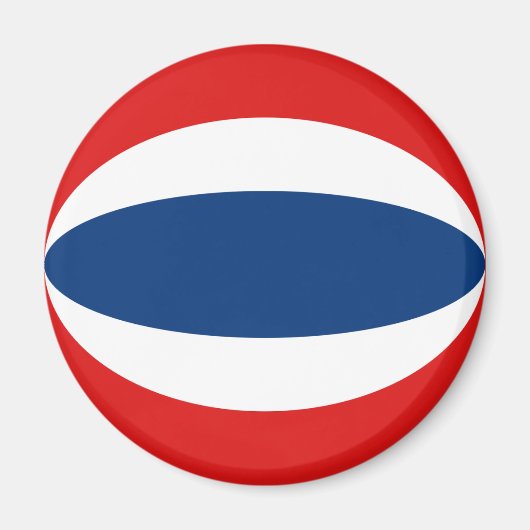 Thailand Fisheye Flag Magnet (Vorne)