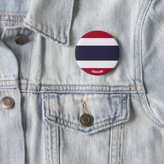 Thailand Flag Charming Patriotic Button (Beispiel)