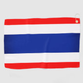 Thailand Flag Golf Tower Golfhandtuch (Horizontal)