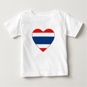 Thailand Flag Herz T - Shirt