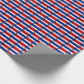Thailand Flag Honeycomb Wrapping Paper Geschenkpapier (Ecke)