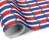 Thailand Flag Honeycomb Wrapping Paper Geschenkpapier (Rolleneckpunkt)