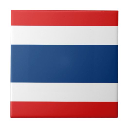 Thailand Flag Keramik Tile Fliese (Vorderseite)