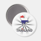 Thailand Flag Map 2.0 Magnet (Vorderseite/Rückseite)