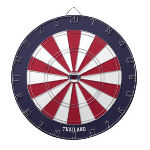 Thailand Flag Patriot's Bullseye Dartscheibe